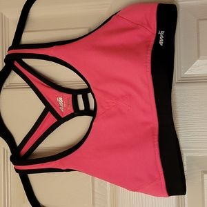 Avia Sports Bra Hot Pink/Black Medium